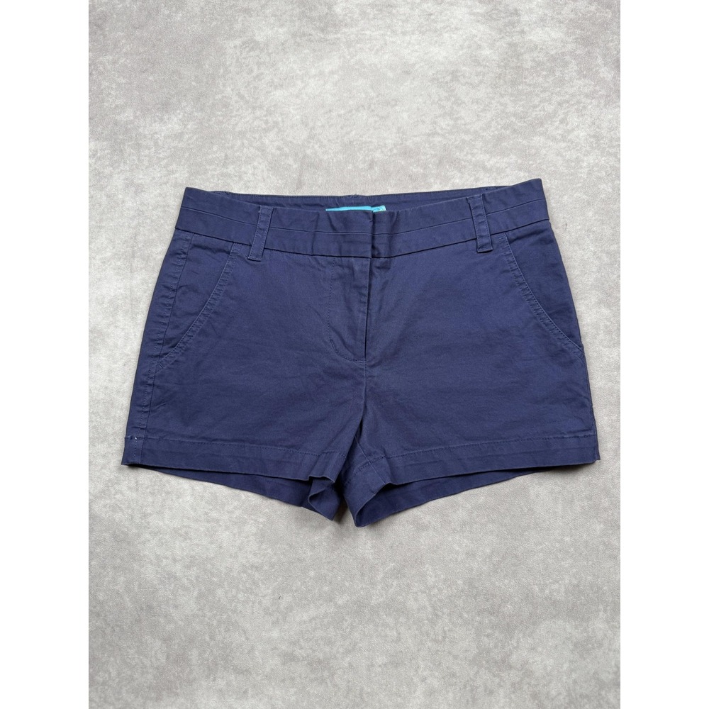NWT Tori Richard‎ Shorts Womens 0 Navy Koa Twill-Kitty Stretch Chino 5003-2621